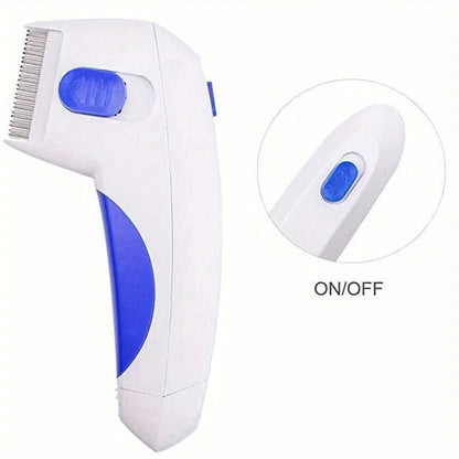 1pcs Cat & Dog lectitc Hlea Comb, hemoves oose Hai fleas,And Eggs:.lectronicice Remover, suitable For Cats, Dogs,And abits. Efec
