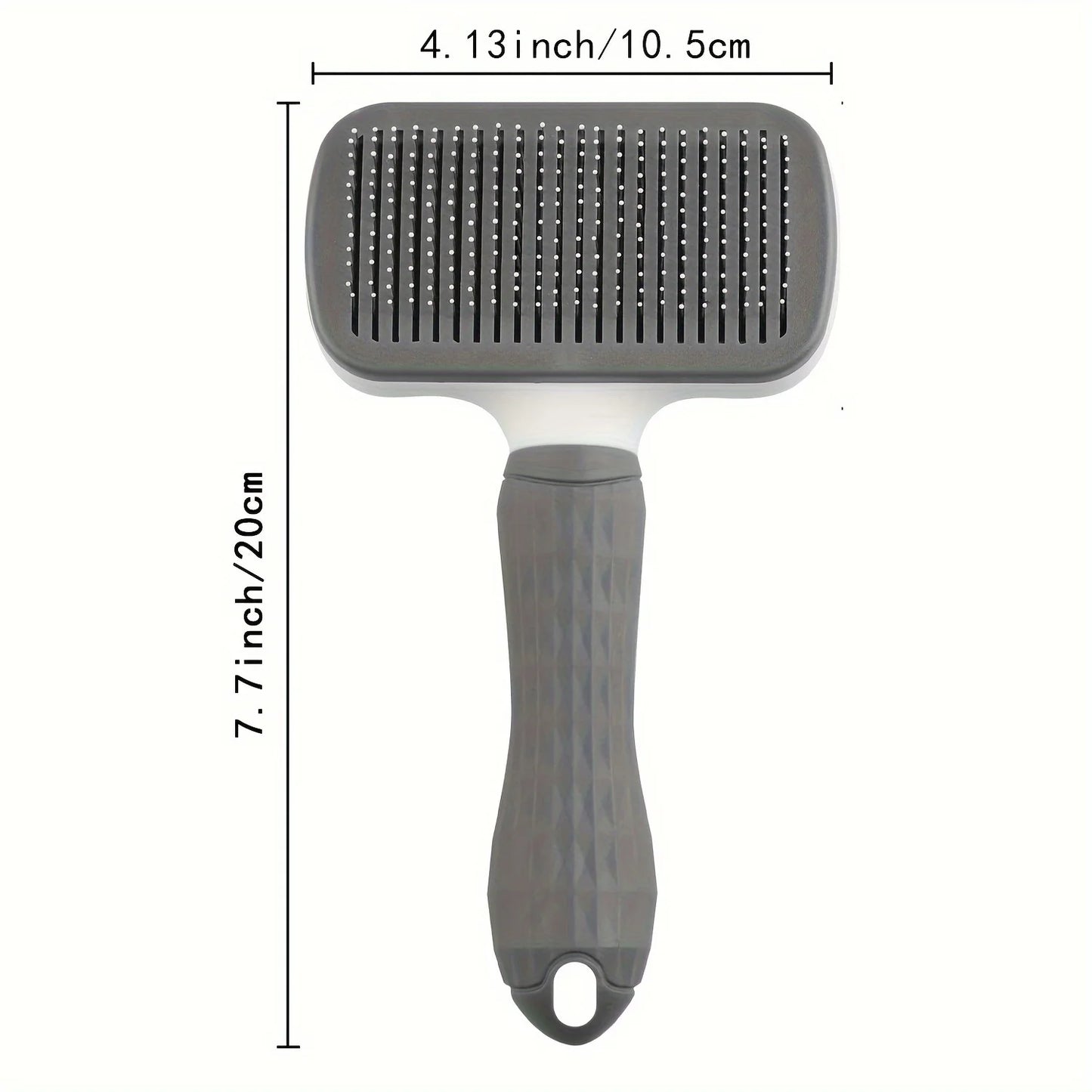Easy-Clean Pet Grooming Brush Gentle Deshedding Massage Comb with One-Click Hair Removal Dog Grooming for Dogs & Cats Easy-Clean